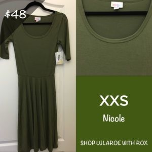 LuLaRoe Nicole Dress - Size XXS